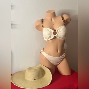 Cream 2 Piece Bikini Set